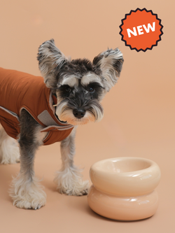 Soufflé Pet Bowl - Cream Beige