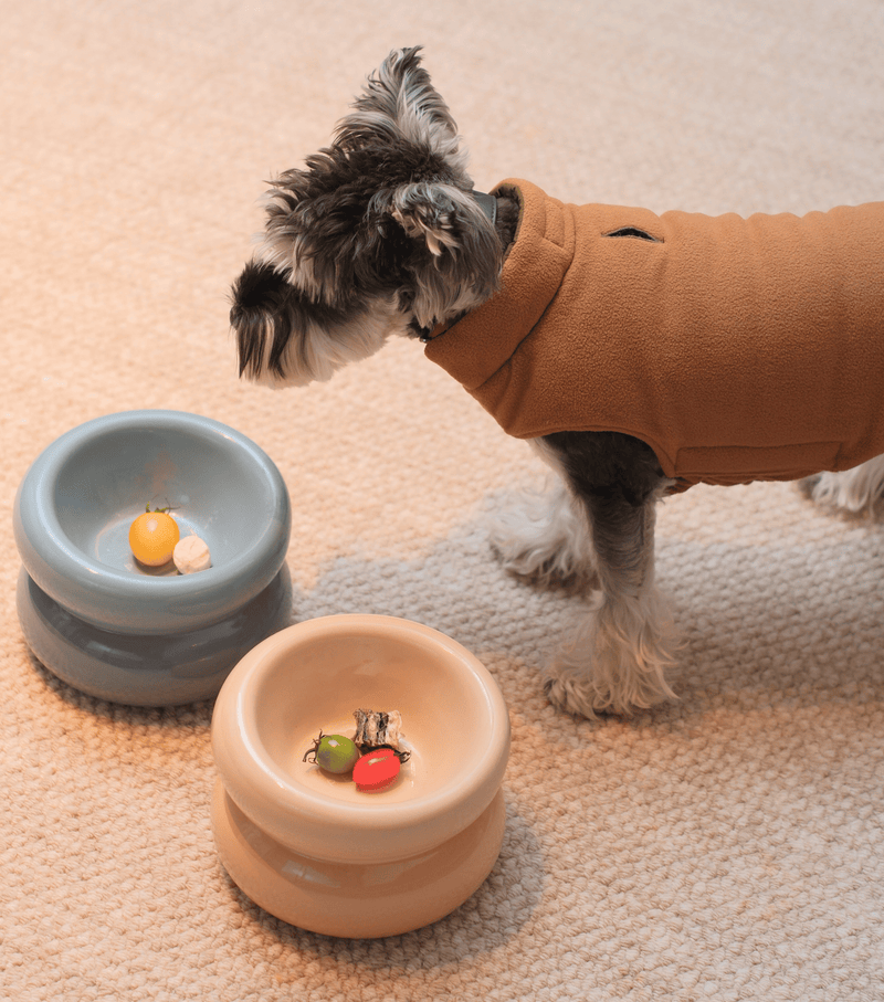 Soufflé Pet Bowl - Cream Beige