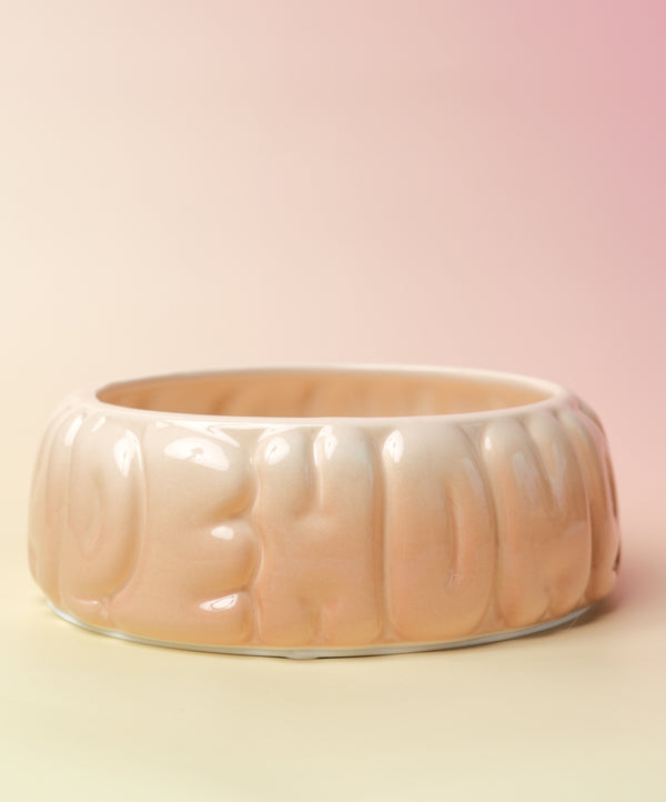 Puff Pet Bowl - Gradient Caramel