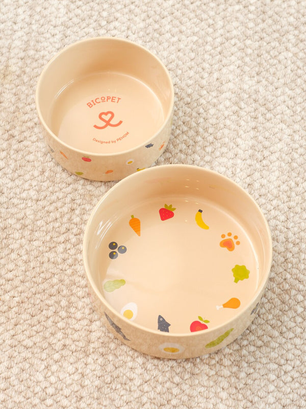 Ceramic Pet Bowl - Nomnom Bowl