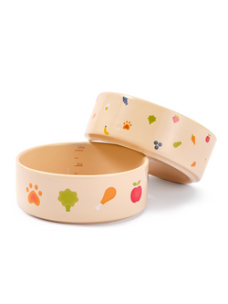 Ceramic Pet Bowl - Nomnom Bowl