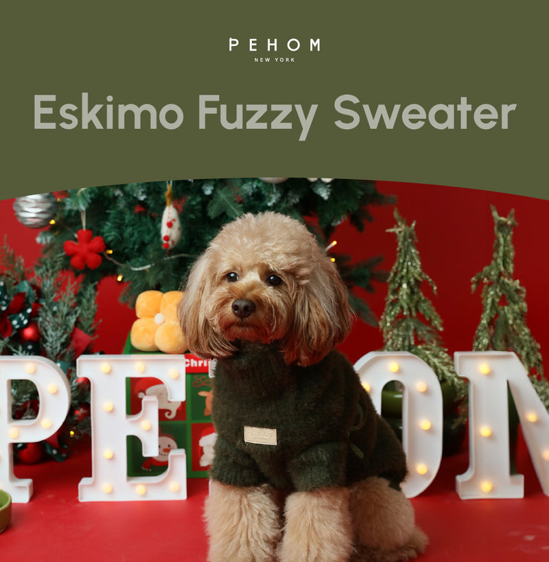 Eskimo Fuzzy Sweater - Green