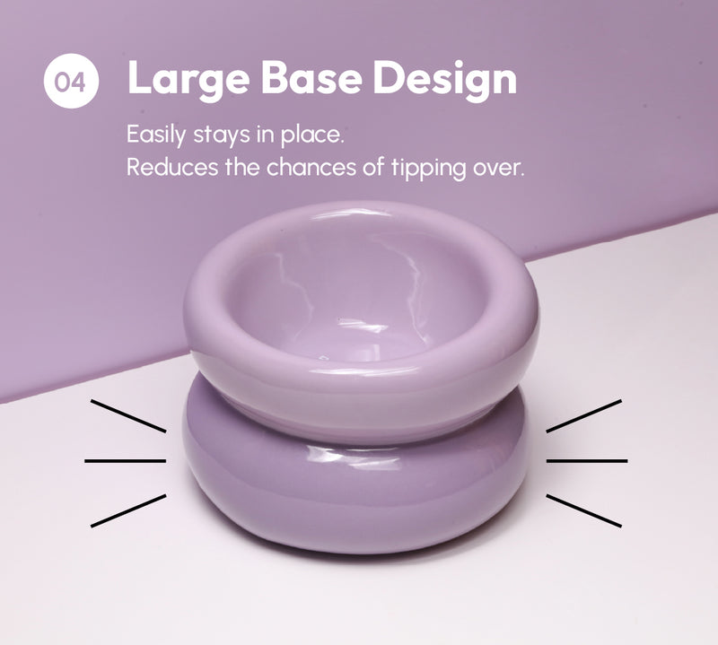 Soufflé Pet Bowl - Purple