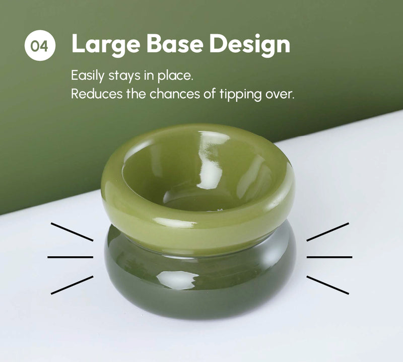 Soufflé Pet Bowl - Avocado Green