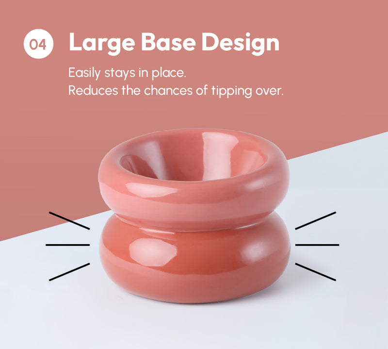 Soufflé Pet Bowl - Rose Pink