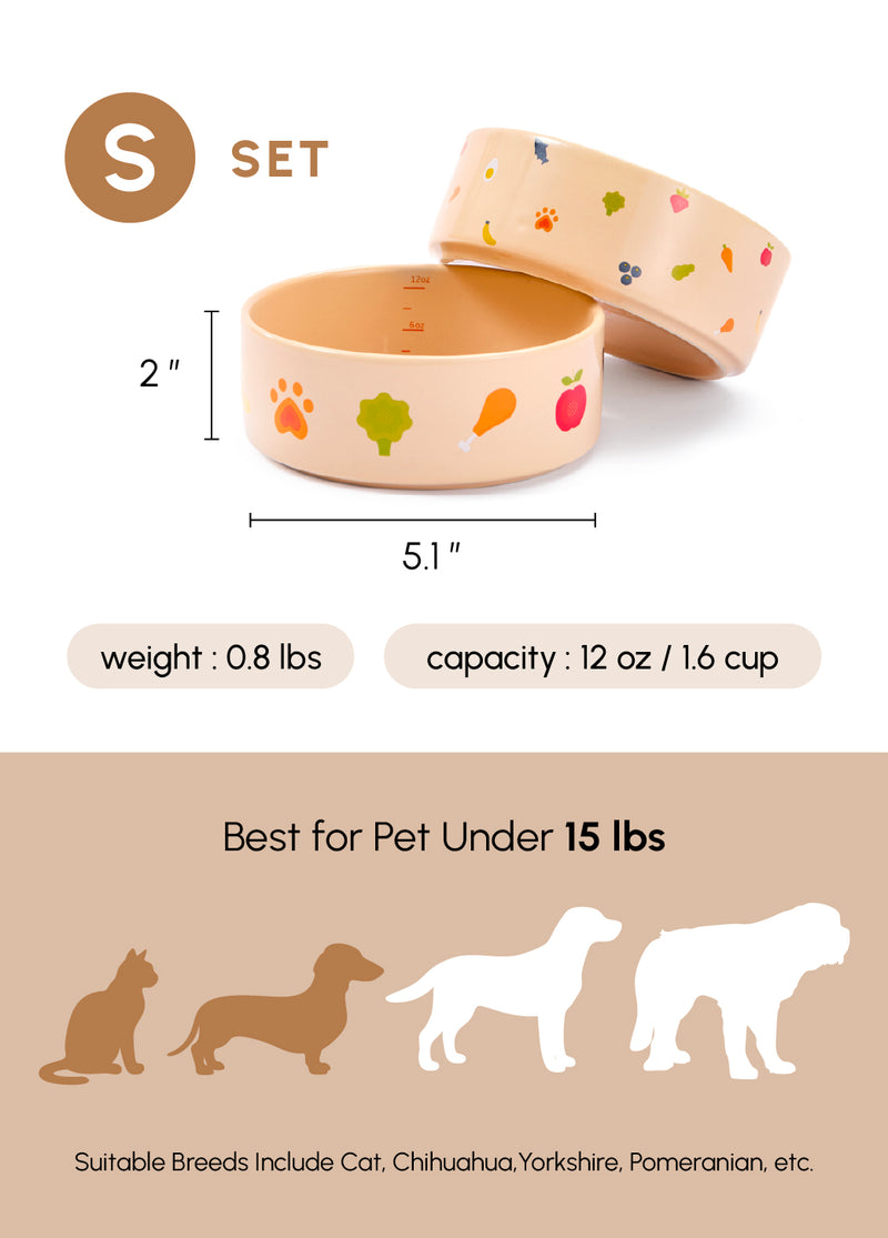 Ceramic Pet Bowl - Nomnom Bowl