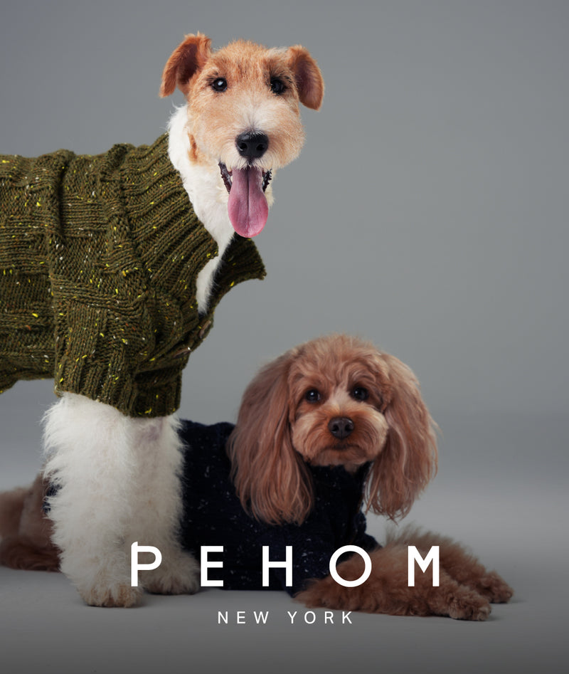 GLACIER PET SWEATER - OLIVE GREEN