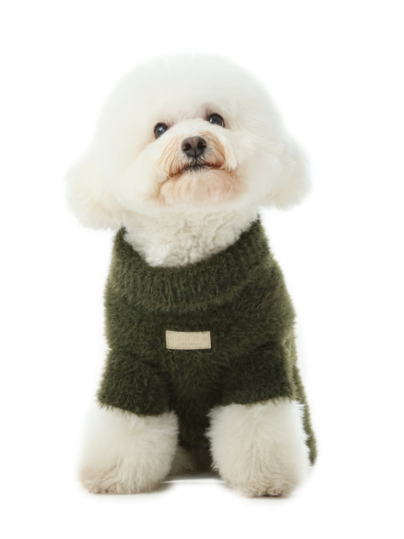 Eskimo Fuzzy Sweater - Green