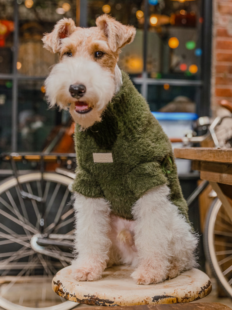 Eskimo Fuzzy Sweater - Green