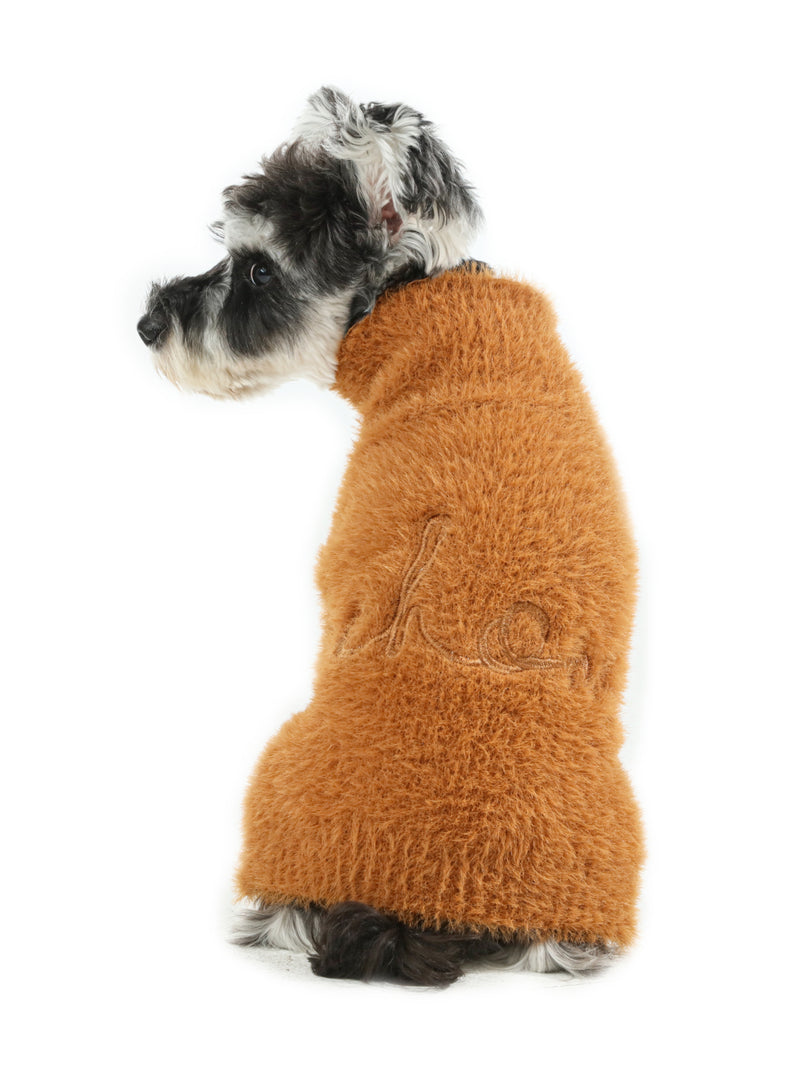Eskimo Fuzzy Sweater - Orange