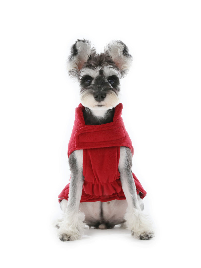 Reversible Dog Vest Jacket - Red