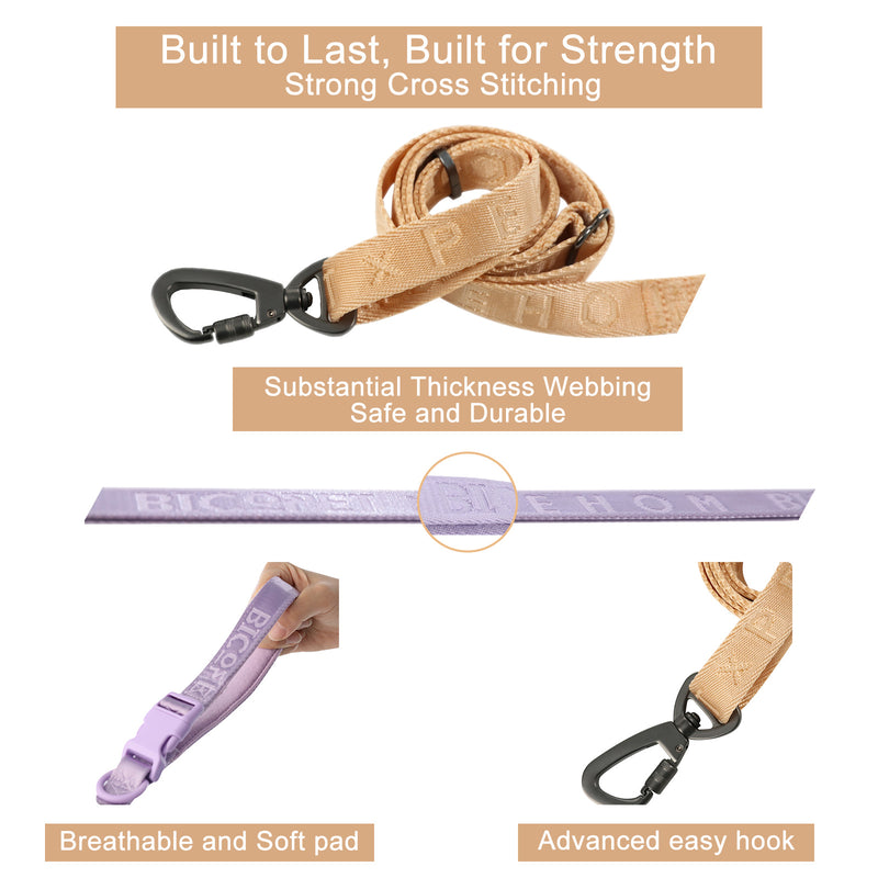 PADDED  ACTIVE  PET LEASH  - APRICOT