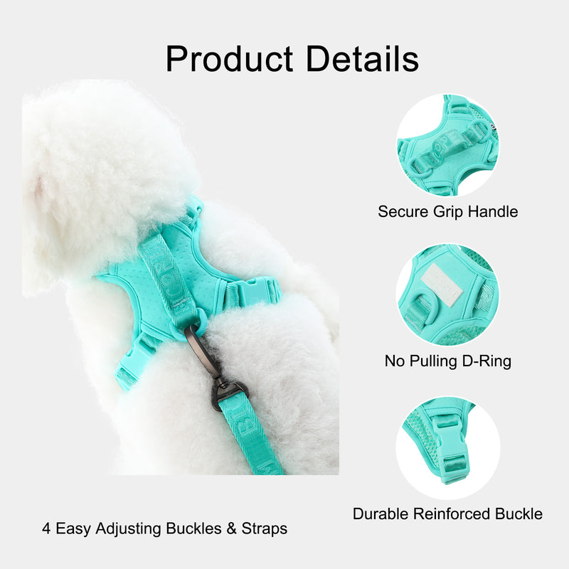 NO PULL ACTIVE  PET HARNESS - MINT GREEN