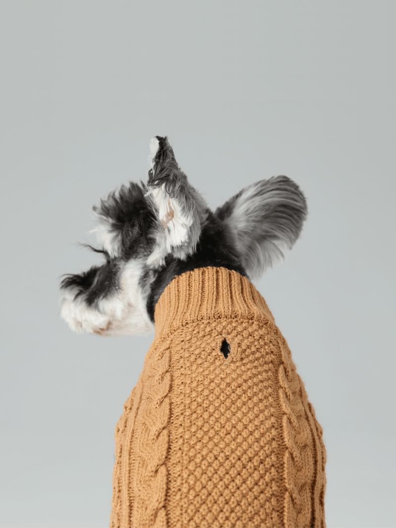 Pet Sweater Vest - Toffee Orange