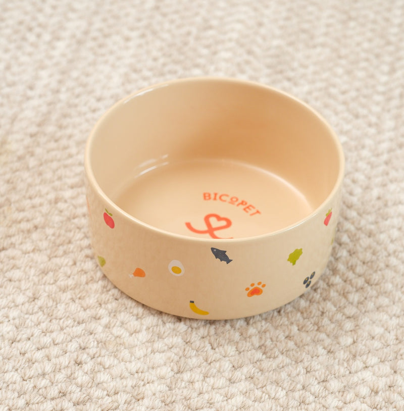 Ceramic Pet Bowl - Nomnom Bowl