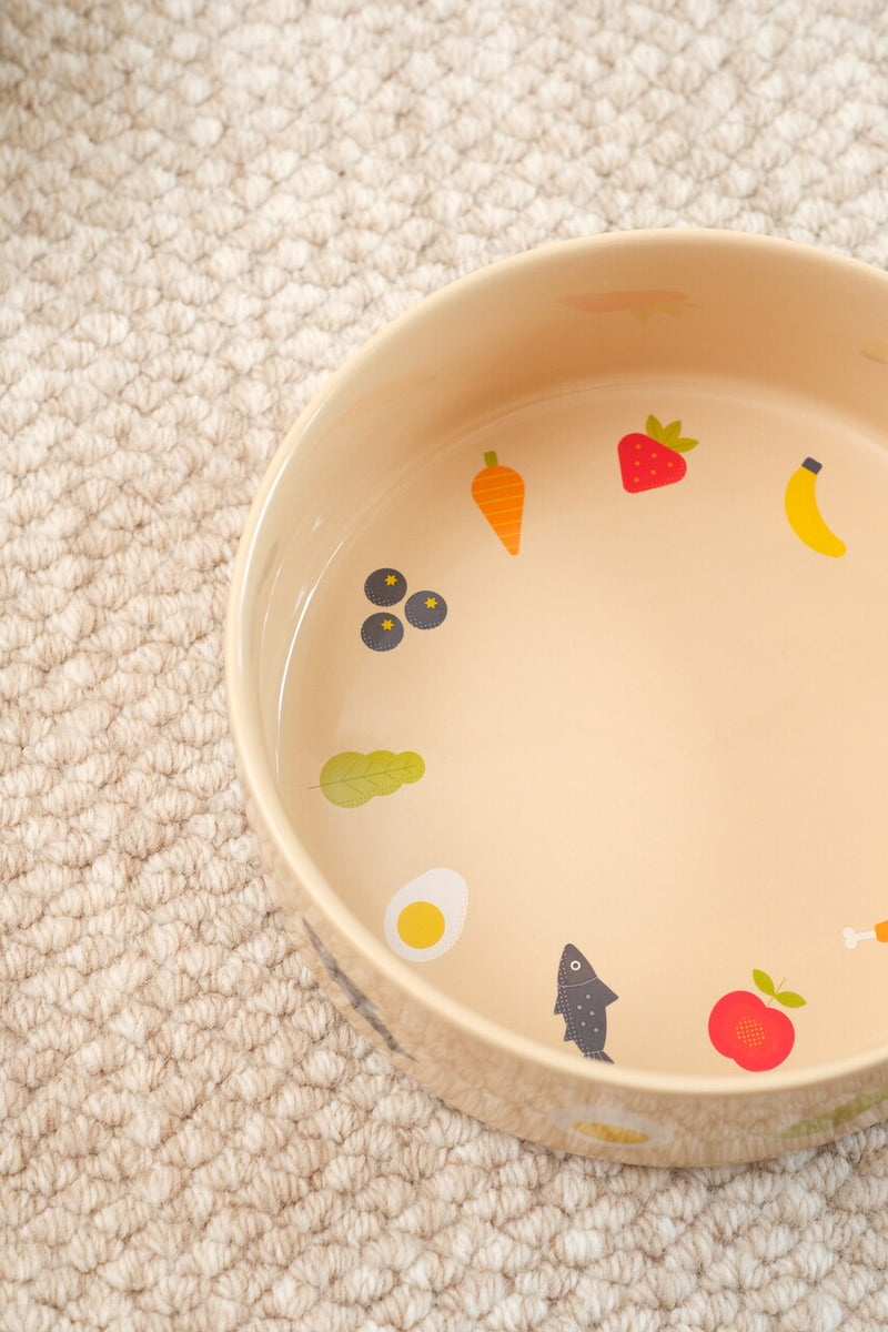 Ceramic Pet Bowl - Nomnom Bowl