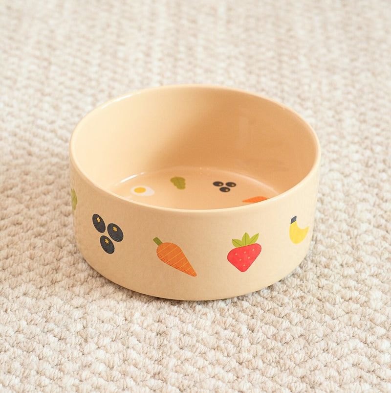 Ceramic Pet Bowl - Nomnom Bowl