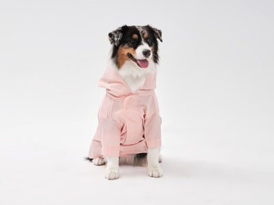 Tribeca adjustable velcro raincoat - Light Pink