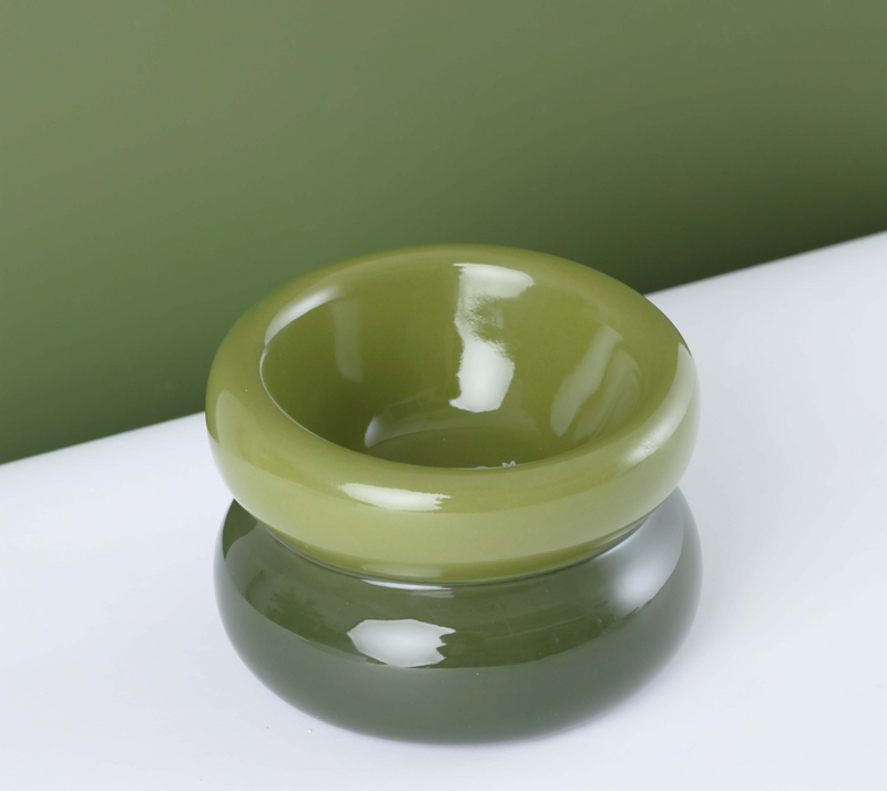 Soufflé Pet Bowl - Avocado Green